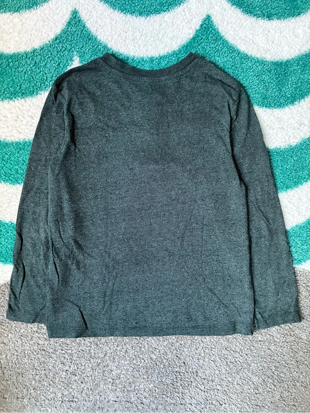 Old Navy Softest Long-Sleeve Henley T-Shirt (Forest Green) Size 8
